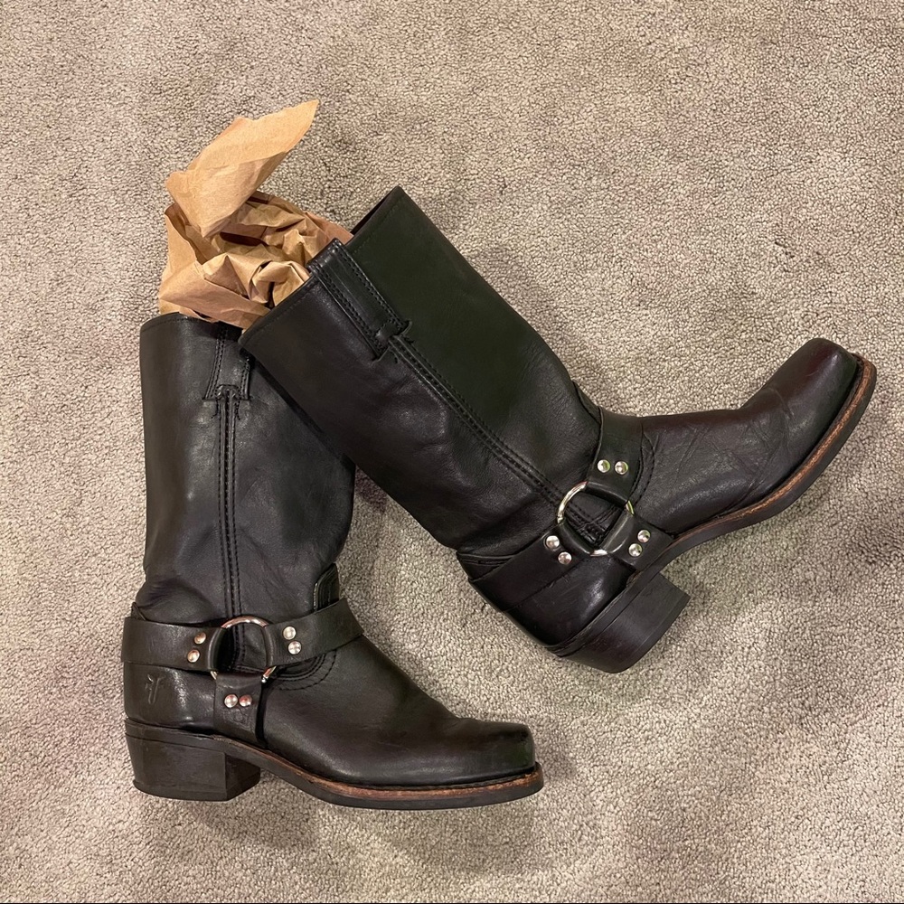Frye Black Boots Size 9